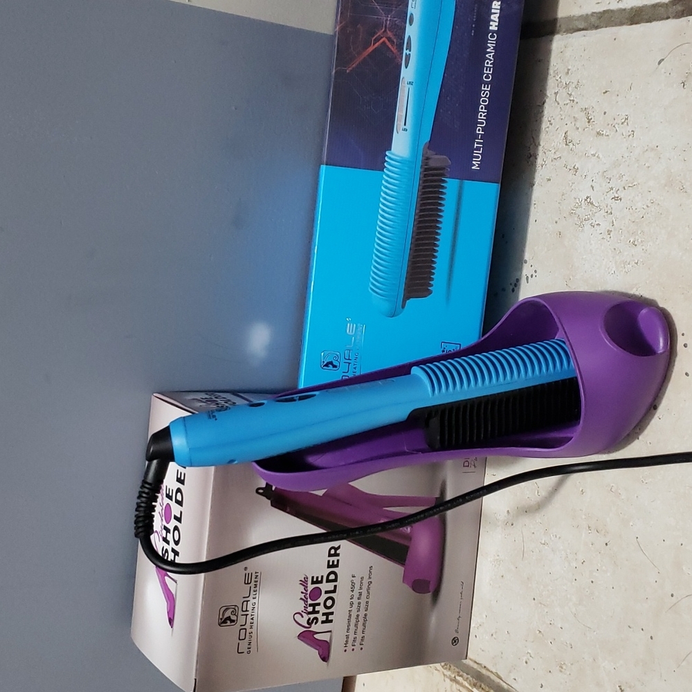 Royale ceramic heated hair brush